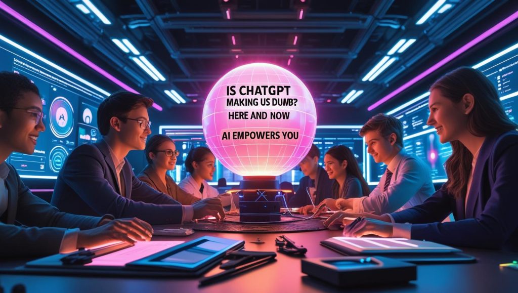 Is ChatGPT Making Us Dumb? How HERE AND NOW AI Empowers You