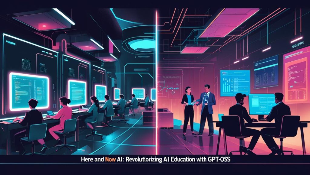 HERE AND NOW AI: Revolutionizing AI Education with GPT-OSS and Open-Weight Models